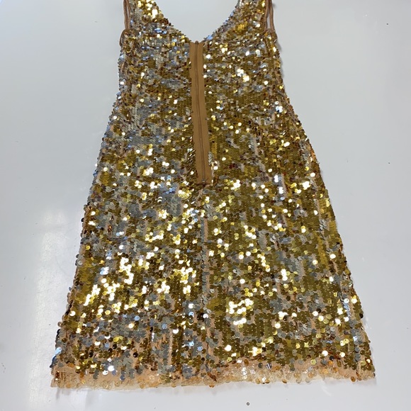 Barilà Gold Sequin Dress - Picture 7 of 7